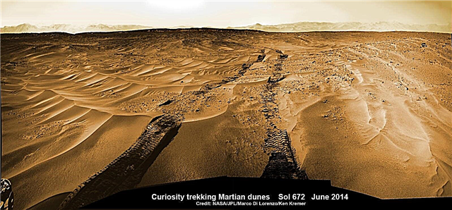 Trekking Mars - nyfikenhet roves utanför landning ellips!