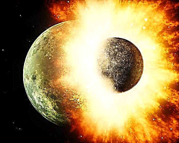 Evidência isotópica das origens violentas da lua