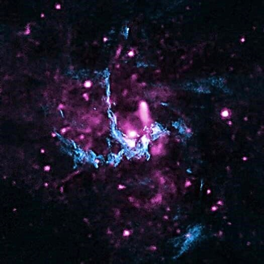 Bester Beweis für einen Hochenergiestrahl, der aus dem Schwarzen Loch der Milchstraße austritt