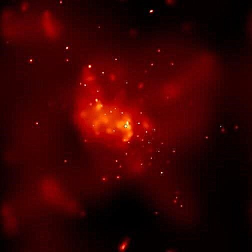 Het zwarte gat van de Melkweg schiet de helderste overstraling ooit af