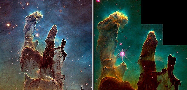 Hubble hace que los 'pilares de la creación' se vean mejor que nunca