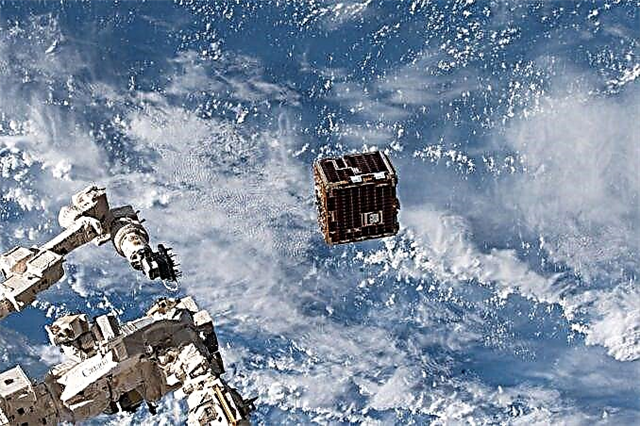 Спутник с гарпуном, сетью и парусом для захвата космического мусора находится на орбите и скоро будет испытан
