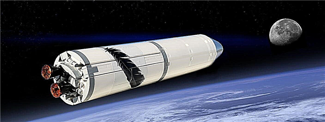 Kehre mit den Raketen von Blue Origin und dem aus LEGO gefertigten Mondlander zum Mond zurück