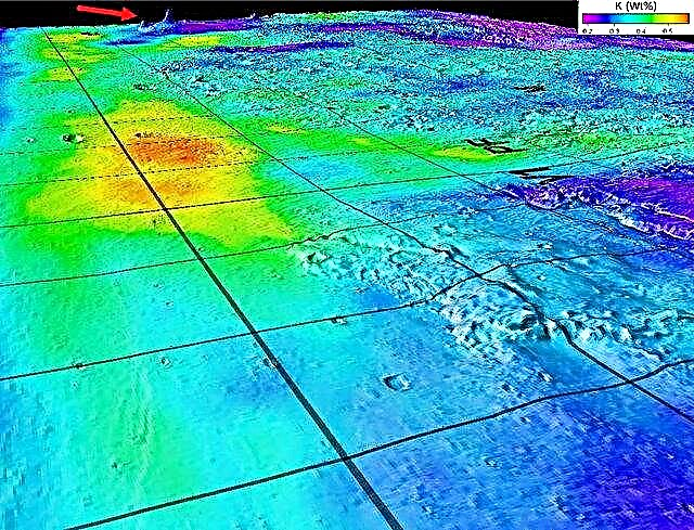 Bevis för stora hav på forntida Mars