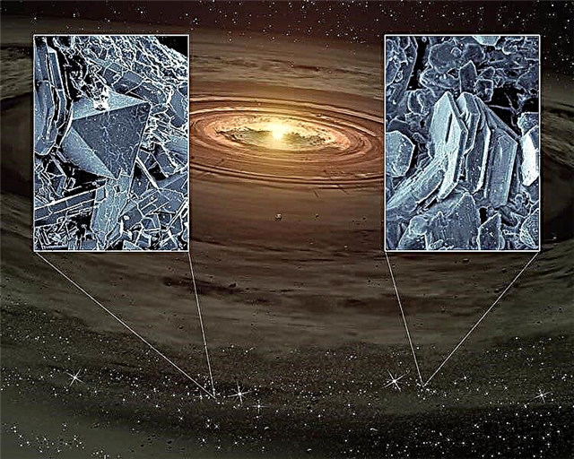Mystisk overraskelse: Spitzer ser kvartskrystaller i planetariske disker