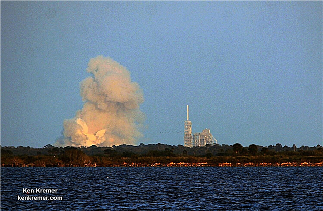 SpaceX conduce test antincendio statici riusciti permettendo lo spettacolo post mezzanotte con EchoStar 23 Comsat il 14 marzo