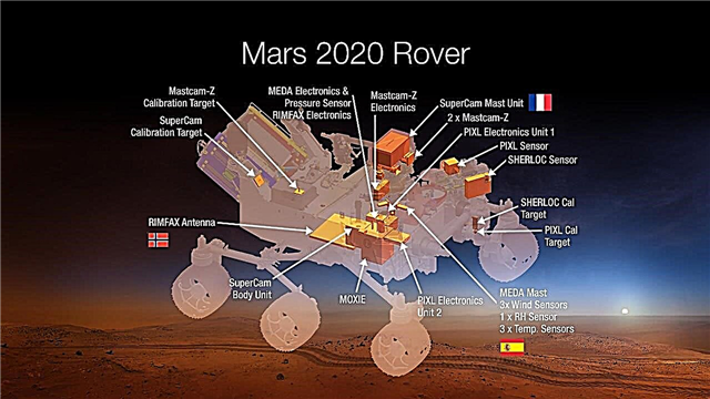 NASA oznamuje vedecké prístroje pre expedíciu na Mars 2020 Rover na červenú planétu