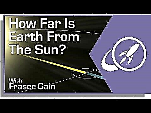 A que distância está a Terra do Sol?