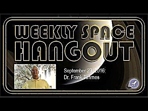 Tjedni svemirski hangout - 23. rujna 2016.: dr. Frank Timmes i internetsko obrazovanje o astronomiji