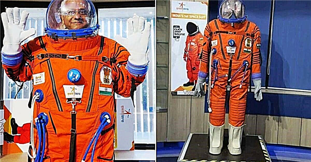 Indija razkriva vesoljsko obleko, ki jo bodo uporabljali astronavti leta 2022
