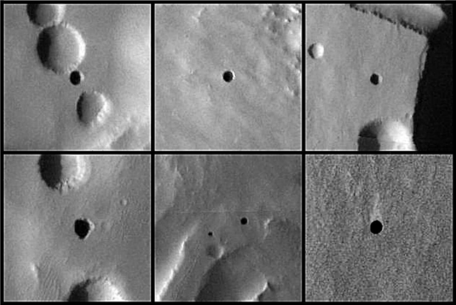 Cuevas de hielo posibles en Marte