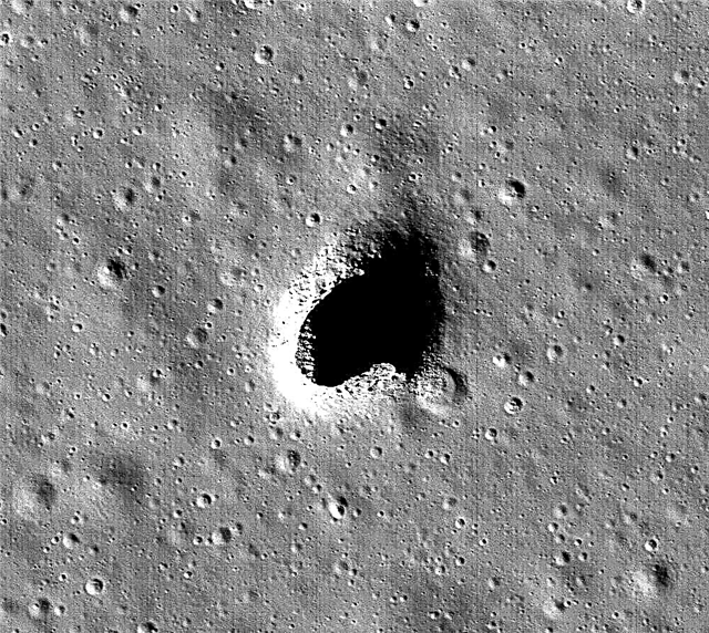 Eine stabile Lavaröhre könnte einen potenziellen menschlichen Lebensraum auf dem Mond bieten