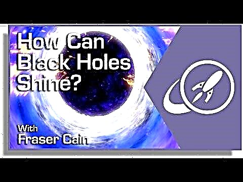 ¿Cómo pueden brillar los agujeros negros?