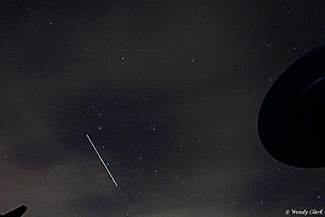 Astrophoto: het zien van de Cygnus-capsule voordat deze ondergaat