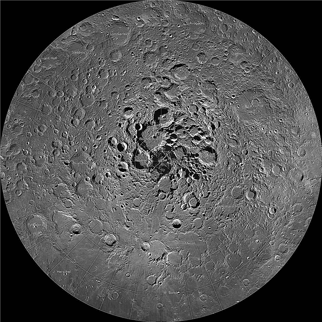 Zoomaa Kuun pohjoisnapaan tällä uskomattomalla uudella gigapikselikartalla