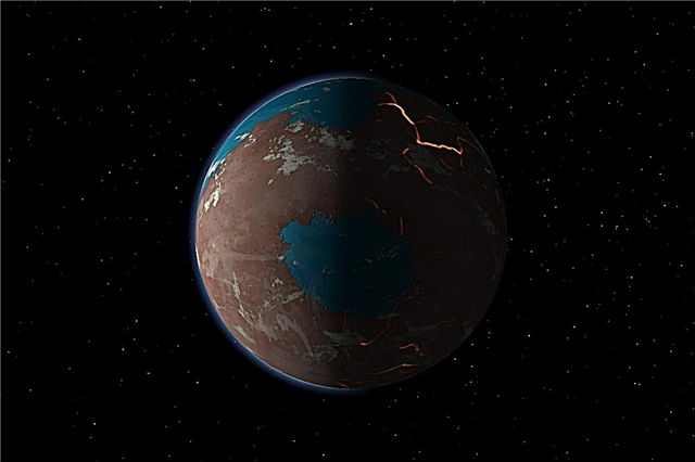 화성은 역사상 초기의 많은 원형 행성들에 의해 명중되어 이전에 생각했던 것보다 시간이 오래 걸린다.
