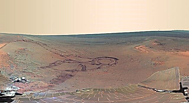 Última vista panorâmica da Mars Rover