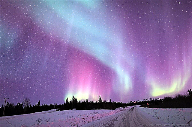 Upea Aurora Alaskassa, maaliskuu 2014