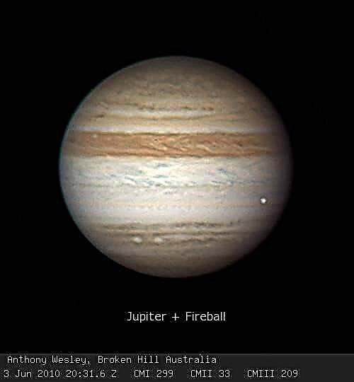 Estudios de seguimiento del 3 de junio Impacto de Júpiter