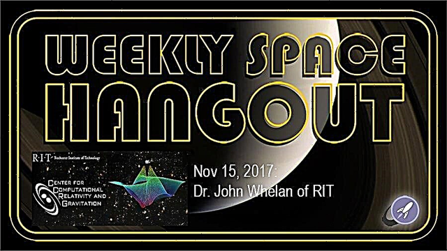 Hangout spatial hebdomadaire - 15 novembre 2017: Dr John Whelan de RIT