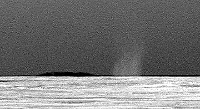 Opportunity Rover captura seu primeiro diabo em poeira em Marte