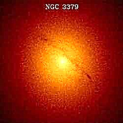 Zwillinge zählen die dunkle Materie in NGC 3379