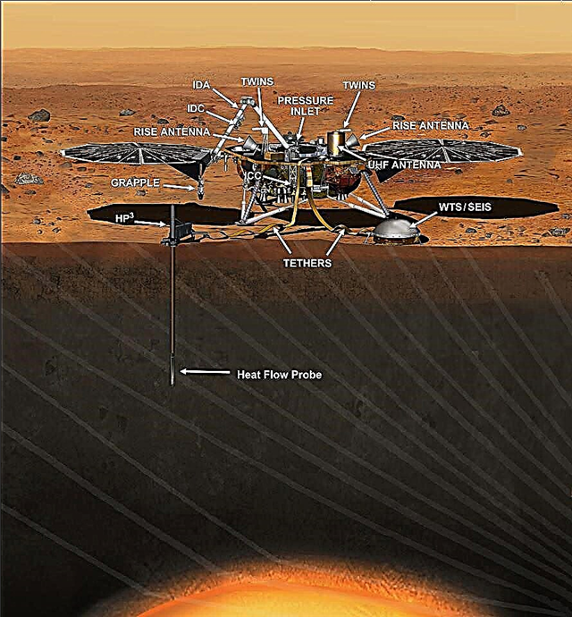2016 Einführung des InSight Mars Lander der NASA aufgrund von Instrumentenvakuumleck verschoben
