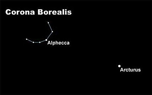 Het sterrenbeeld Corona Borealis