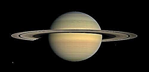 토성의 고리의 놀라운 새로운 이미지