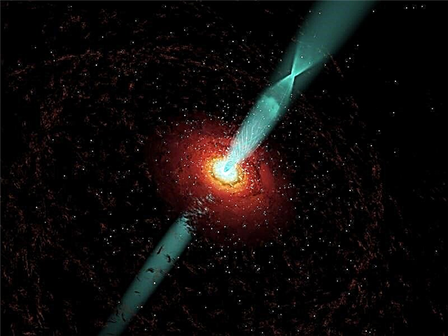 Magnetna polja oblikujejo curke, ki se izlivajo iz supermasivnih črnih lukenj (z videom)