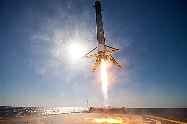 Fotografii senzaționale Arată retragerea „Super Smooth” a redresării spațiului SpaceX Falcon 9 Booster - SpaceX VP