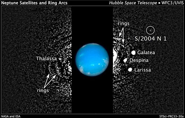 Pesquisador encontra uma lua nova em torno de Netuno nos dados do Hubble