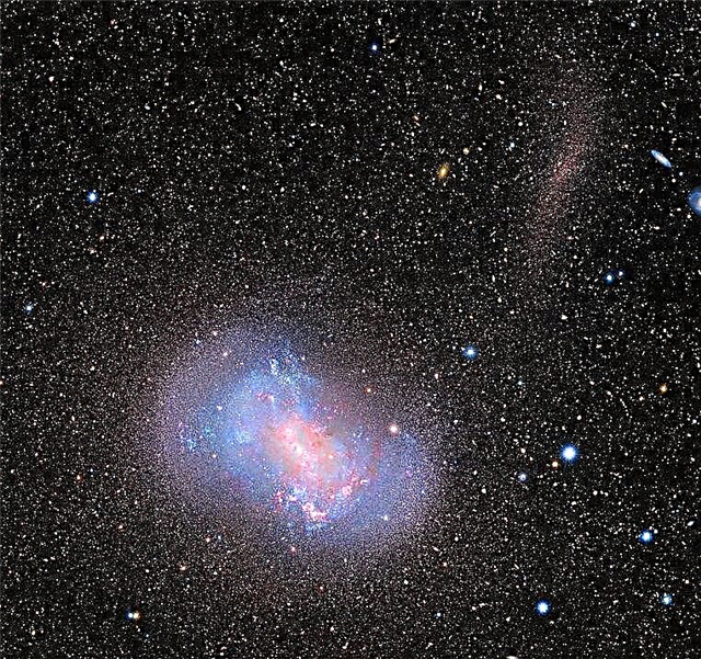 La «fusion furtive» des galaxies naines vue dans de nouvelles images