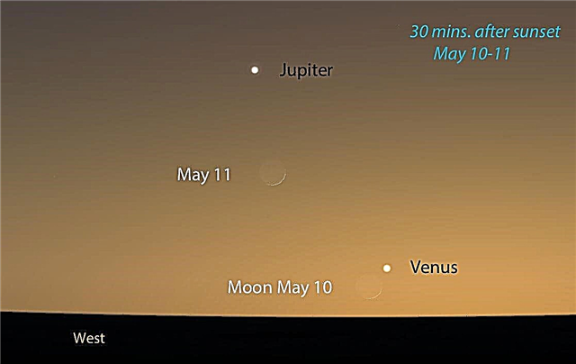 Venus kommt aus dem Versteck! Wie man bevorstehende Konjunktionen am Abendhimmel sieht