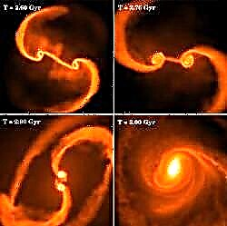 Cómo se unen los agujeros negros supermasivos
