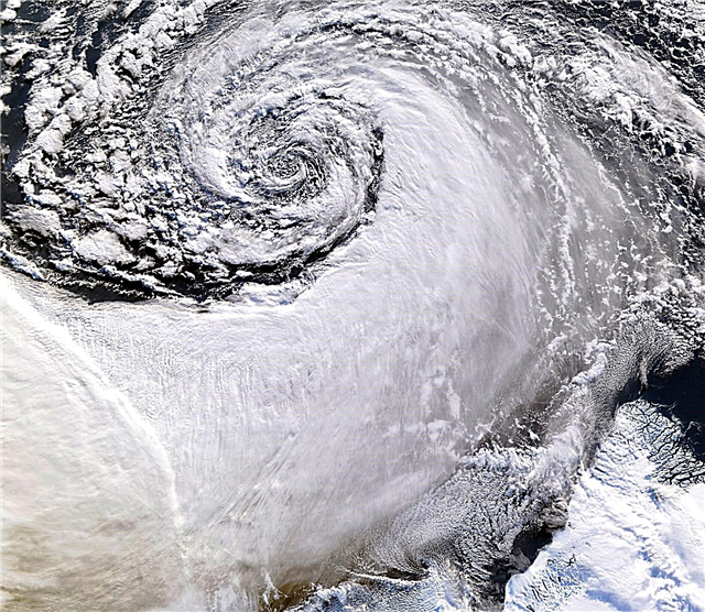 Une énorme spirale arctique
