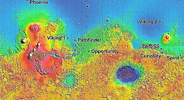 Kje je najboljše mesto za zgodovino na Marsu?