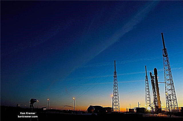 SpaceX strebt den Start des Sonnenuntergangs am Freitag an, nachdem sich Boote und Winde verzögert haben. Falcon 9 Start- und Landeversuch - Live-Webcast