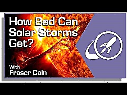 Hoe erg kunnen zonnestormen worden?