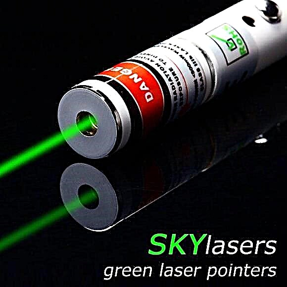 Test: pointeur laser vert SKYlaser 55 mW