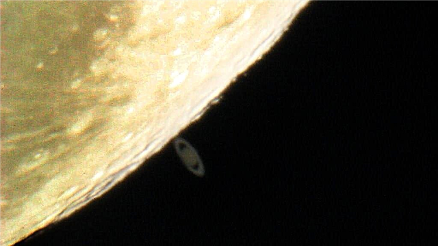 Noķer Mēness dramatisko Saturna okupāciju 10. jūnijā