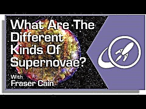 ¿Cuáles son los diferentes tipos de supernovas?